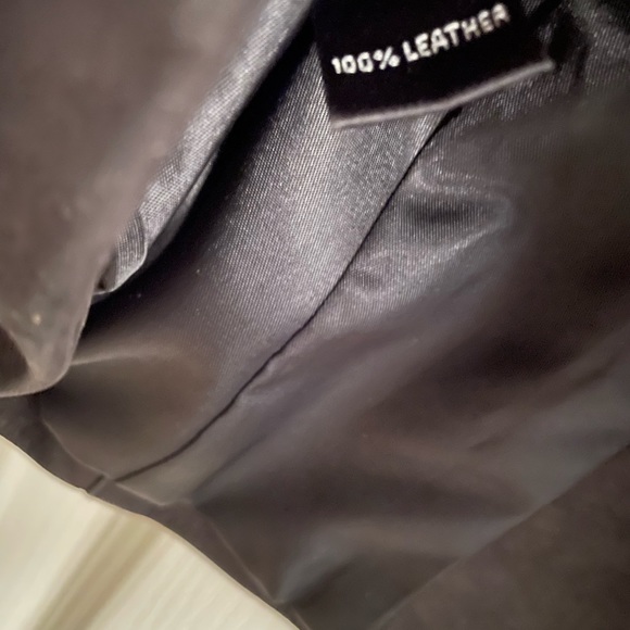 Linda Allard Ellen Tracy Black Suede Leather Jacket size 10 petite - Picture 5 of 5